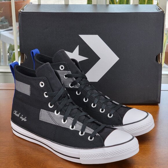 Converse Other - Converse Men's Chuck Taylor All Star Hi A02557C Black/Blue/White Size 11.5